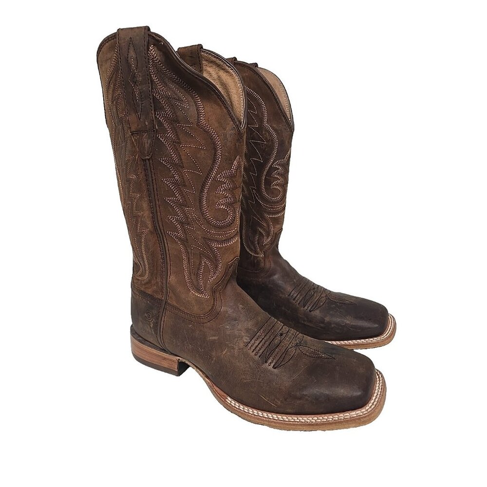 Durango Men's DDB0410 13" Arena Pro Square Toe Western Boot Brown Size 9.5M